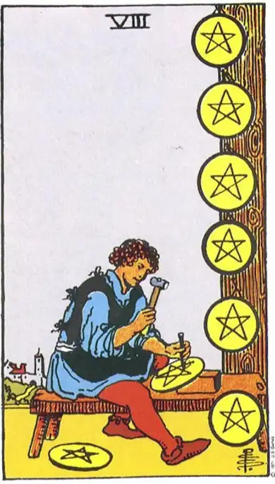 Eight of Pentacles