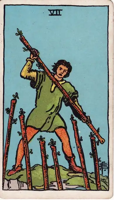 Seven of Wands